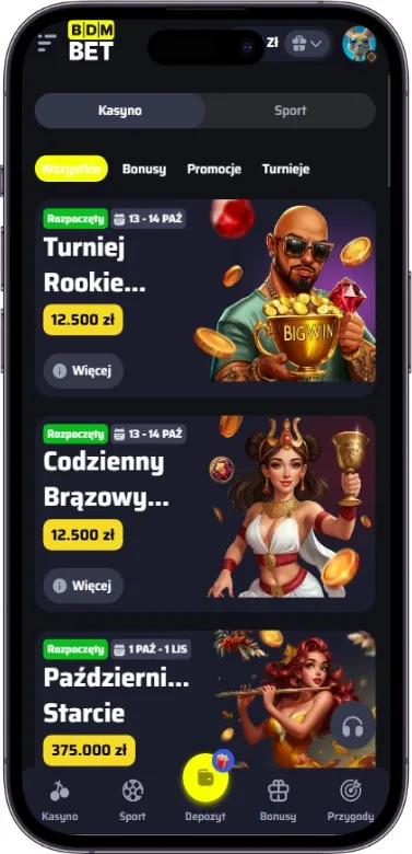 Wybierz bonus BDMbet