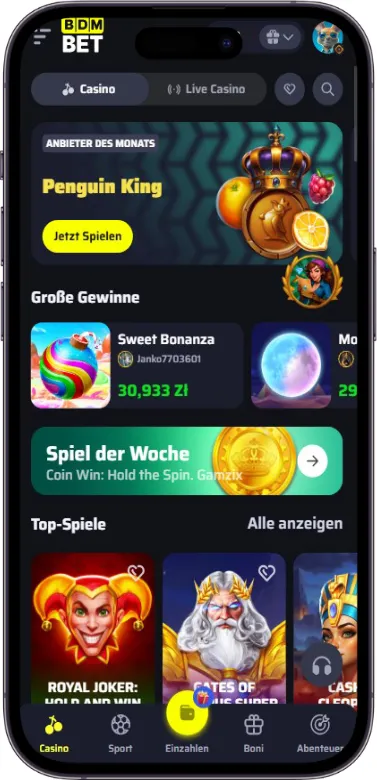 BDMbet Startseite