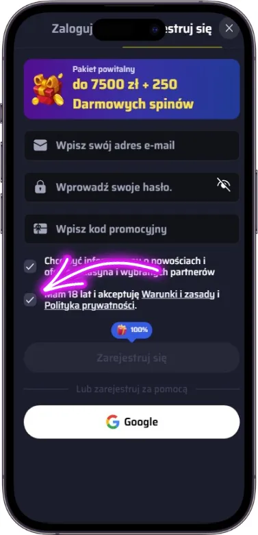 BDMbet zaakceptuj warunki