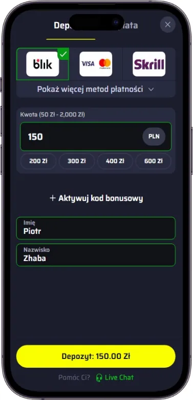 BGMbet depozyt strona