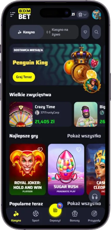 BGMbet strona główna